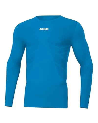 JAKO Herren Comfort 2.0 Longsleeve in Jako-blau, XXL EU - Trainingsbekleidung mit Keep Dry Funktion, die Feuchtigkeit schnell ableitet und für optimalen Komfort beim Sport sorgt. Ideal für Fußball-Training und Laufen.