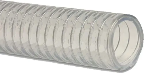 Mega Group - Megasteel Saug- Und Druckschlauch Innen-ø 38 Mm - 1 1/2 Zoll, Transparent