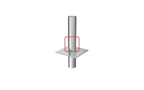 Schornsteinverlängerung Kaminverlängerung DN Ø 113 mm 0,5 m - Aschesauger für Öl, Gas und Holz; bietet ein hervorragendes Preis-Leistungs-Verhältnis und ist europaweit zugelassen (DoP-Nr. 0432-CPR-00286-01/02).