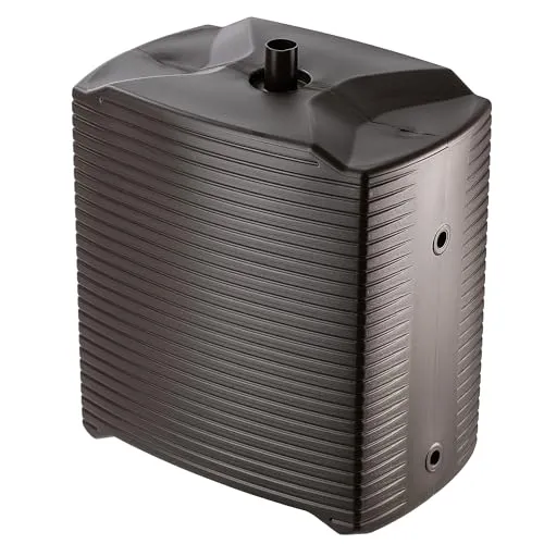 KADAX Regentonne, Modulregenwassertank für Garten, Wetterbeständiger Regenfass 126 Liter, Wassersammler, Regenbehälter aus Kunststoff, Wasserfass (Mokka)