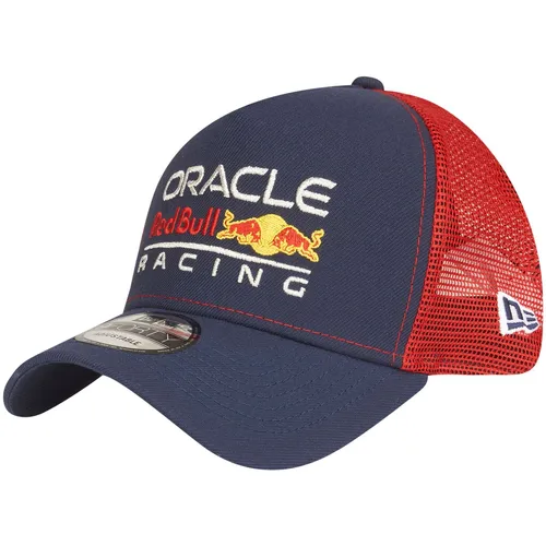 New Era A-Frame Snapback Trucker Cap - Red Bull Racing - Hüte & Mützen, stylische Trucker Cap in Navy, ideal für Freizeit und Sommer, aus 100% Polyester für hohen Tragekomfort.