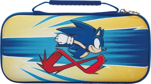 PowerA Gaming Tasche für Nintendo Switch - Sonic - Robuste und tragbare Tasche mit geformtem Innenbereich, integrierter gepolsterter Displayschutzklappe und Platz für neun Softwarekarten. Ideal für Spiele unterwegs, offiziell lizenziert von Nintendo.