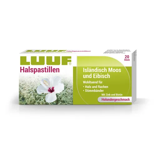 LUUF® Halspastillen Isländisch Moos und Eibisch