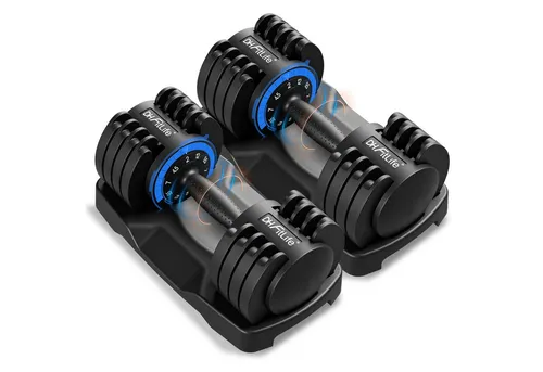 DH FitLife Verstellbare Hanteln 2-12 KG – Kurzhantelset - Platzsparendes 2er Set mit 5 Gewichtsstufen für effektives Heimtraining. Robuste Verarbeitung für langlebigen Einsatz. Ideal für Fitnessliebhaber!
