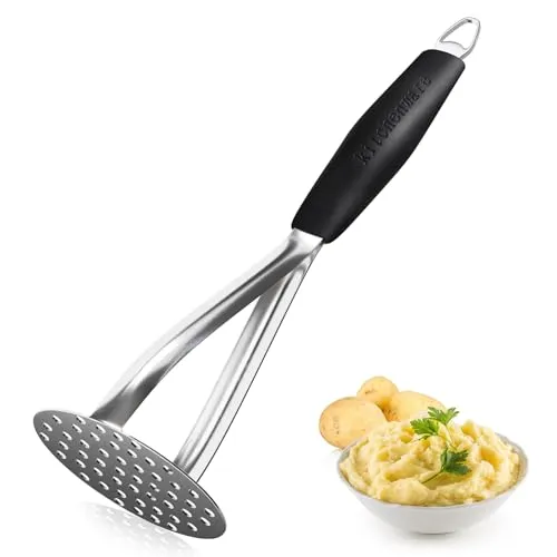 Joyoldelf Kartoffelstampfer Gemüsestampfer aus Edelstah
