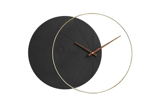 Produktbild ONZENO Design Wanduhr 'The Black Moon'