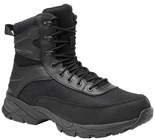 Brandit Tactical Next Generation Stiefel, schwarz, Größe 43 - Arbeits- & Schutzkleidung, leichter und stabiler taktischer Einsatzstiefel mit 8-Lochschnürung für optimalen Halt und Komfort.