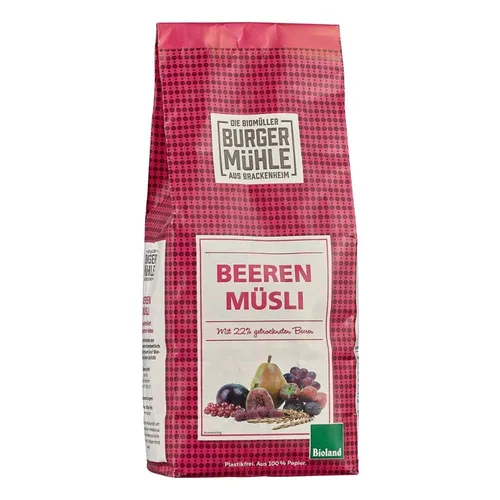 Beeren Müsli 750g | BURGERMÜHLE