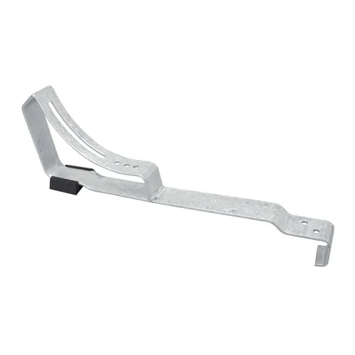 DAPRONA Laufroststütze für Dachtritt und Laufrost 48,5cm, für gewellte Dachziegel, verzinkt Silber, Dachtritte für Schornsteinfeger