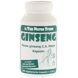 Ginseng 250 mg Kapseln - 200 Stück - Arzneimittel zur Unterstützung von Vitalität und Leistungsfähigkeit, rezeptfrei erhältlich und ideal für eine natürliche Energiequelle.
