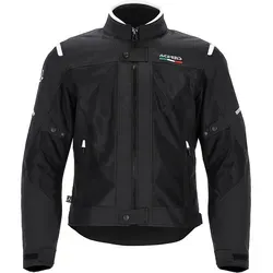 Acerbis Ruby, Textiljacke wasserdicht - Schwarz/Weiß - L von Acerbis
