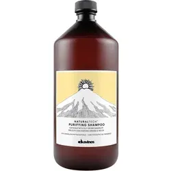 Davines Naturaltech Purifying Shampoo 1000 ml - Shampoo für trockene, schuppende Kopfhaut mit ätherischen Ölen, entzündungshemmend und antibakteriell, ideal für eine beruhigte Kopfhautpflege.
