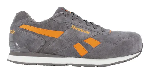 Reebok Sicherheitshalbschuh IB1091 - Grau-Orange, S1P, Größe 41 - Halbschuhe mit Sicherheitsstandard S1P, rutschfester und atmungsaktiver Schuh für optimalen Komfort und Schutz am Arbeitsplatz.