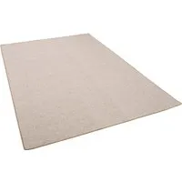 STRONG Feinschlingen Velour Teppich Beige - 24 Größen verfügbar - Hochwertiger Velour-Teppich aus 100% Polypropylen, ideal für jeden Raum. Maschinengetuftet mit einer Gesamthöhe von ca. 5 mm für optimalen Komfort.