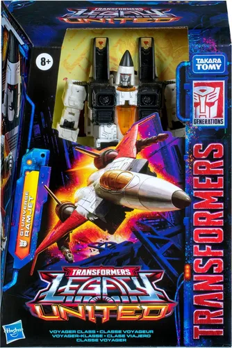 Transformers Legacy United Voyager Class G1 Universe Ramjet Action Figure - Action- & Spielfiguren, detailgetreue Nachbildung des G1 Ramjet, perfekt für Sammler und Fans ab 8 Jahren.