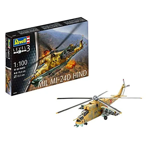 Revell 04951 - Mil Mi-24D Hind im Maßstab 1:100