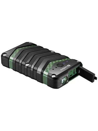 Sandberg Survivor Powerbank 20100 mAh - schwarz, robust und IP67-zertifiziert, ideal für Outdoor-Abenteuer und mehrfache Smartphone-Ladungen