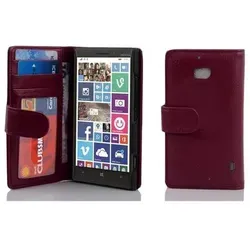 Cadorabo Hülle für Nokia Lumia 929 / 930 in Lila Backcover Handy Schutz Hülle Book Case Booklet Kartenfächer