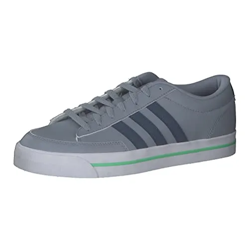 Adidas Herren RETROVULC Sneaker, Halo Silver/Wonder Steel/FTWR White, 46 EU