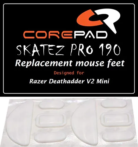 Corepad Skatez PRO 190 Ersatz Mausfüße für Razer Deathadder V2 Mini