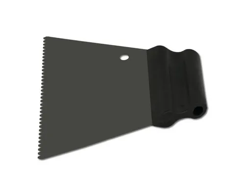 DEWEPRO Zahnkelle DEWEPRO Kleberspachtel 180mm - Dreieckszahnung 3mm mit Stahlblatt