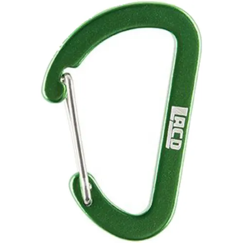LACD FS Materialkarabiner (Größe One Size, gruen) in grün von LACD