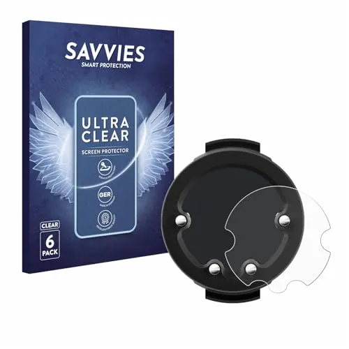 Savvies 6 Stück Schutzfolie für Suunto Zoop Displayschutz-Folie Ultra-Transparent