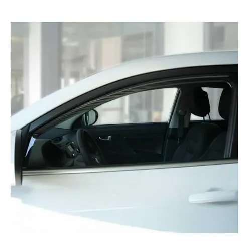 Windabweiser für Kia Sportage 2010-2015 – Dunkel Acryl 2tlg - Hochwertige Windabweiser aus hitzebeständigem Acryl, perfekt für Kia Sportage 2010-2015. Einfache Montage dank Clip-On-System, ideal für verbesserten Fahrkomfort.