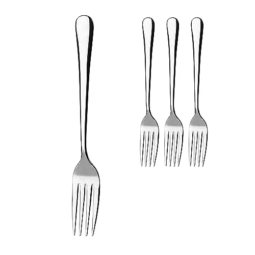Galicja Boston Besteck Aus Edelstahl – Essbesteck – Cutlery – Edelstahl Besteck – Bistrobesteck – Besteck Rostfrei – Gabel – Cutlery 3er-Set 20,3x2,5cm