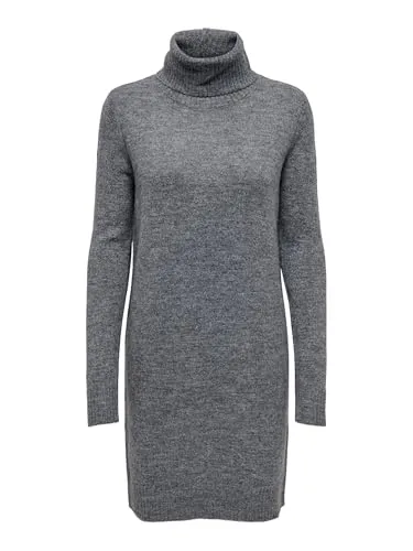JDYELANORA L/S COWLNECK DRESS - Stilvolles Strickkleid von JDY - Strickkleid in lockerer Passform mit Rollkragen für optimalen Komfort. Ideal für lässige und schicke Anlässe, passt sich perfekt deiner Figur an.