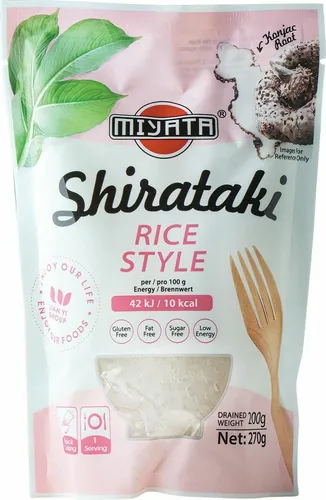 Produktbild [ 270g / 200g ATG ] MIYATA Shirataki Konjak in Reisform [ Rice Style ] LOW CARB