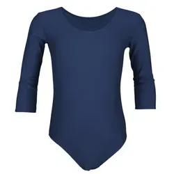 Aquarti Turnanzug Aquarti Mädchen Body 3/4 Arm Ballett Trikot blau 152