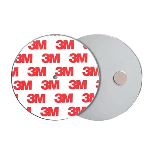 König Design Rauchmelder Magnethalter 1 Stück Selbstklebende Magnethalterung für Rauchmelder Ø 70mm schnelle & sichere Montage ohne Bohren und Schrauben für alle Feuermelder und Rauchwarnmelder