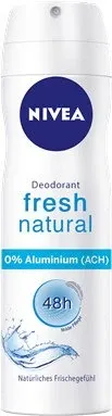 NIVEA Fresh Natural Deo Spray, Deo ohne Aluminium (ACH) mit sanfter Pflege, antibakterielles Deodorant mit 48h Schutz und einzigartiger INFINIFRESH Formel (150 ml)