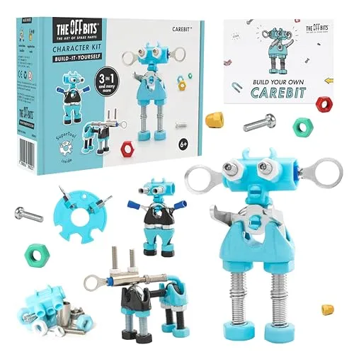 The OFFBITS Robot Toy - Blue