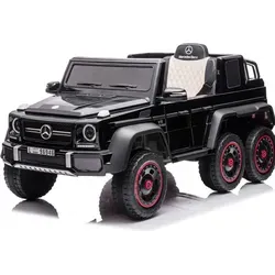 Mercedes G63 6X6 Elektroauto für Kinder, 12V mit Fernbedienung - Kinder-Elektrofahrzeuge mit 4 Motoren, LED-Beleuchtung und Gummireifen für maximalen Fahrspaß. Ideal für Kinder von 1 bis 5 Jahren, sicher und steuerbar mit 2,4 GHz Fernbedienung.