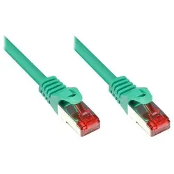 Kabelmeister® Patchkabel, Cat. 6, S/FTP, PiMF, PVC, 250MHz, grün, 15m