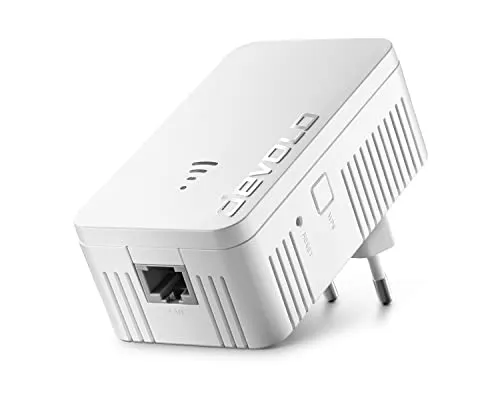 Devolo WiFi 5 Repeater 1200 bis 1.200 Mbit/s; WiFi Mesh Verstärker, Access Point, WiFi Buchse, WiFi Repeater 1x LAN Anschluss, weiß - französische Version