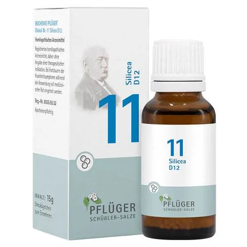 Biochemie Pflüger 11 Silicea D 12 Globuli 15 g