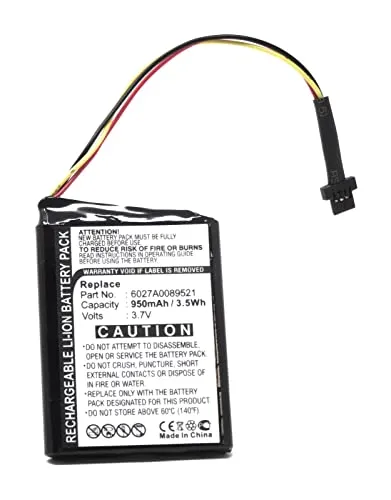 Akku für GPS Navigation Tomtom Go 50, 3,7V, Li-Ion