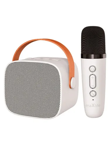 MaxLife Karaoke Maschine MXKS-100: Tragbarer Bluetooth Lautsprecher für unvergessliche Karaoke-Partys