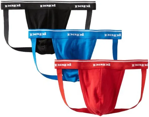 Papi Herren 3er Pack Baumwolle Jockstrap - 705910 von papi