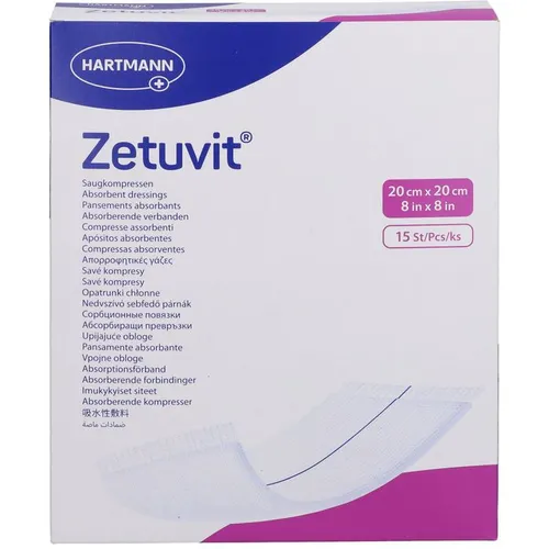 Zetuvit Saugkompresse steril 20x20 cm