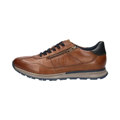 Bugatti Sportliche Schnürschuhe Herren 31383734383235 Braun 42 EU - Schnürer aus Leder für Herren, komfortabel und stilvoll mit bequemer Gummisohle, ideal für den täglichen Gebrauch.