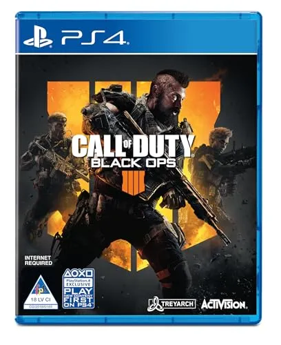 Call of Duty Black Ops 4 für PS4 - FPS-Spiel für Sony PlayStation 4, bietet packenden Multiplayer-Modus und spannende Story. Ideal für Action-Fans!