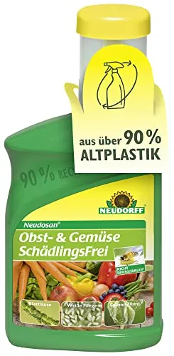 Neudorff Neudosan Obst- GemüseSchädlingsFrei - 250 ml, bekämpft zuverlässig Blattläuse, Weiße Fliegen und Spinnmilben, bienenfreundlich und ohne Wartezeit bis zur Ernte