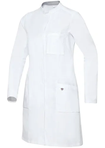 BP 1752-130-0021-56n Arztkittel für Frauen - OP-Kittel aus 100% reiner Baumwolle mit Arm-Lift-System für optimale Bewegungsfreiheit und Komfort während der Arbeit; ideal für den professionellen Einsatz im medizinischen Bereich.