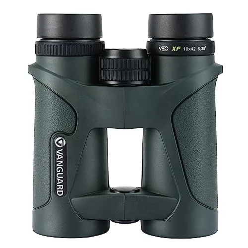 Vanguard Veo XF 1042 - Fernglas 10x42 - Fernglas mit leichtem Carbongehäuse, ideal für Naturbeobachtungen und Reisen, komfortable Handhabung dank Openbridge Design und nur 640 g