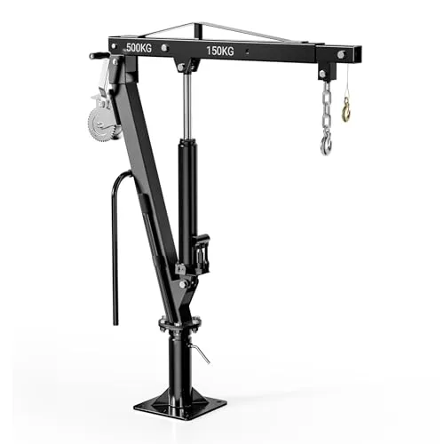 Wiltec Pickup Kran – 500 kg Traglast und 360° Drehkranz