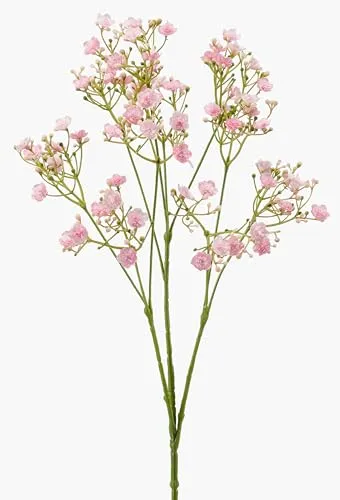 artplants.de Schleierkraut künstlich LITAGO, rosa, 70cm - Schleierkraut Kunstblumen/Rispiges Gipskraut Kunststoff